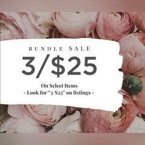 Limited Time SALE 3/25 Bundle To Receive Discount